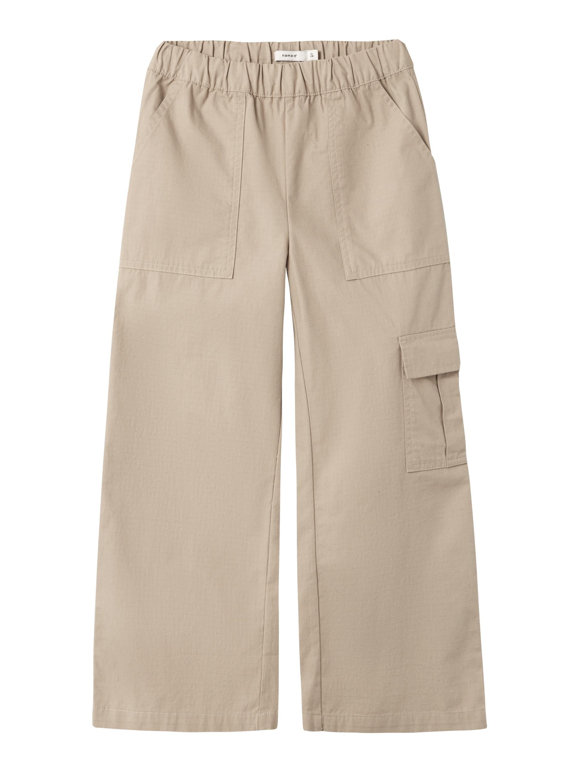 Name It pantaloni kids beige cargo con fondo ampio 13225219 BEIGE NAME IT 