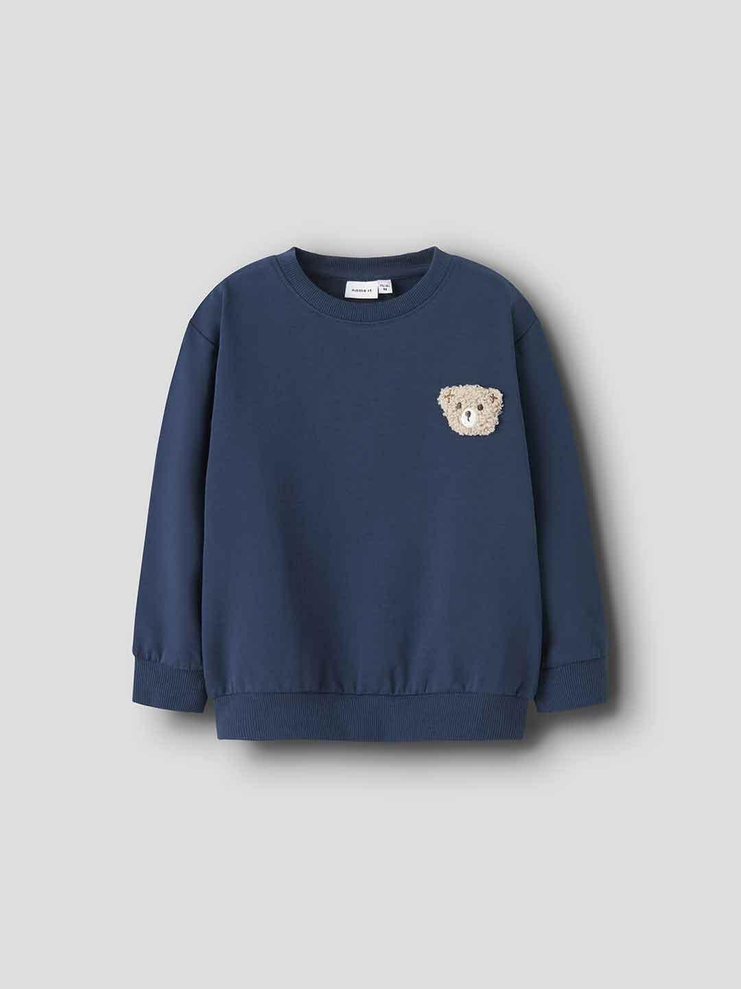 Name It felpa kids blu con teddy 13247906 BLU NAME IT 
