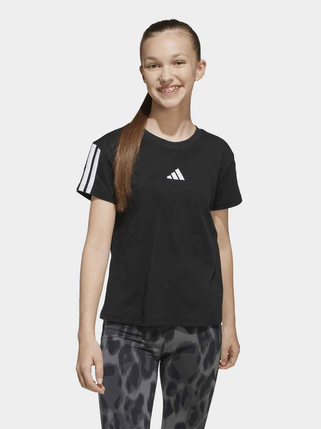 Adidas t-shirt kids nero JJ0946 NERO ADIDAS 