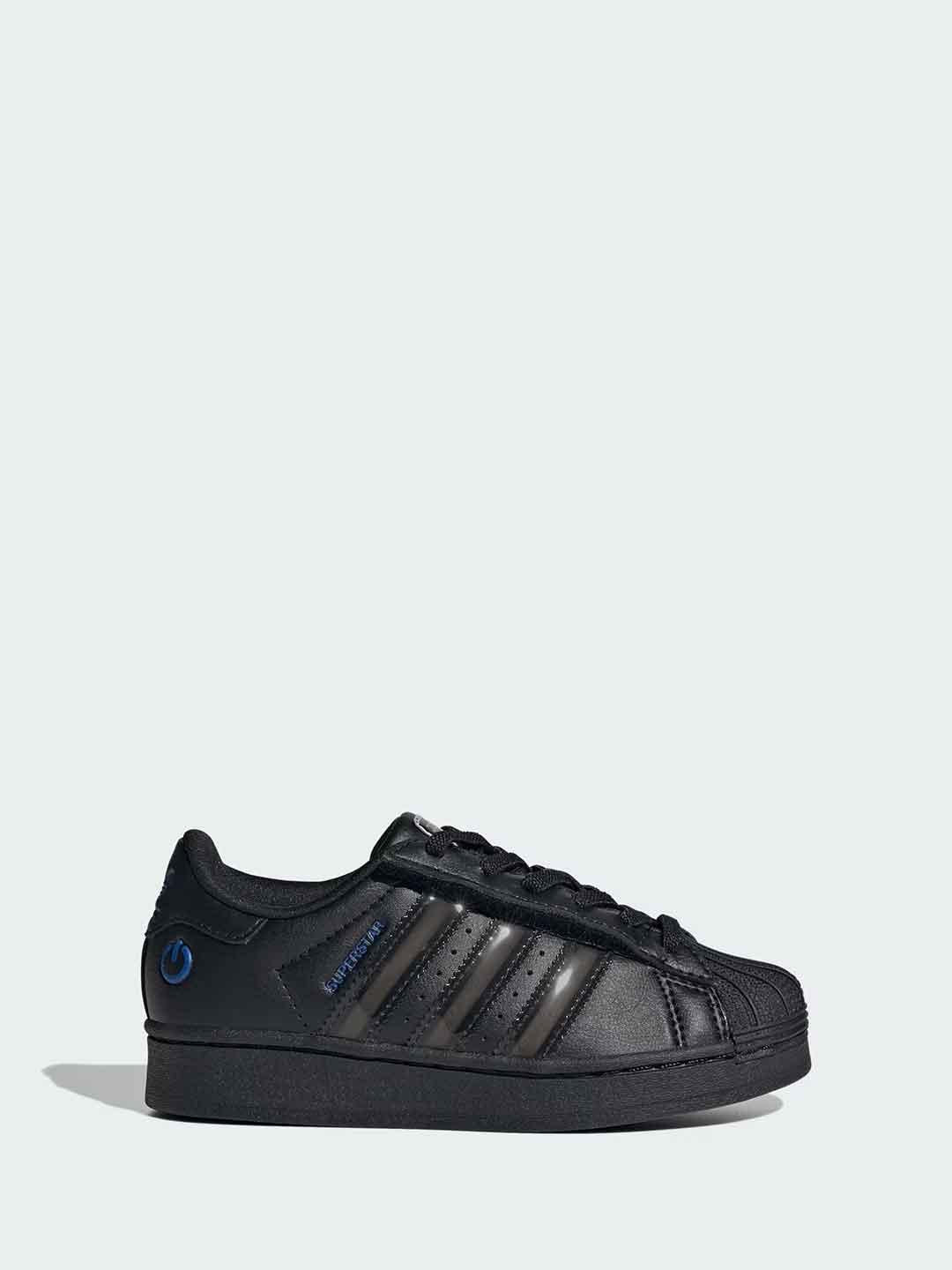 Adidas Superstar sneakers kids nero con luci a led JS1291 NERO ADIDAS 