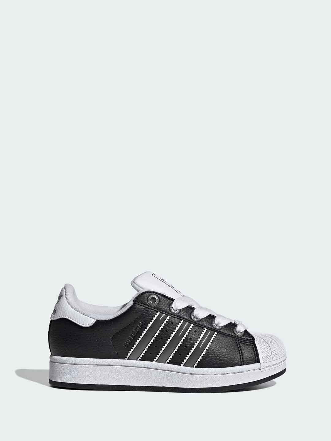Adidas Superstar II sneakers bianco e nero JQ0314 BIANCO ADIDAS 