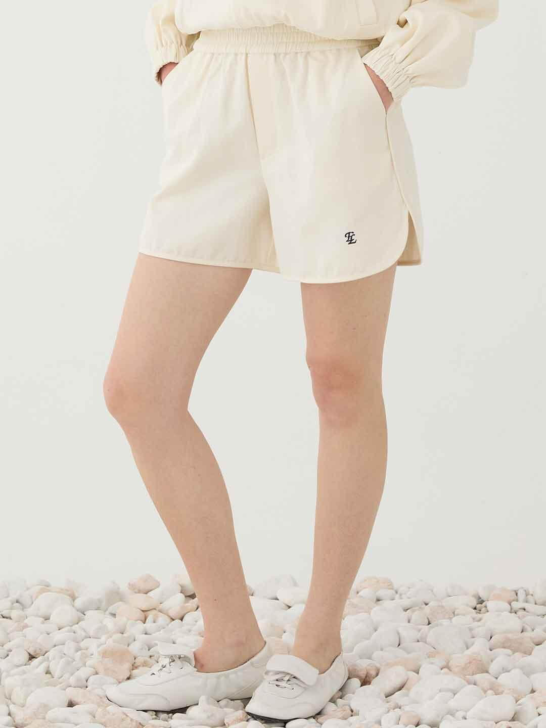Eleh shorts panna con ricamo SS260388 PANNA ELEH 
