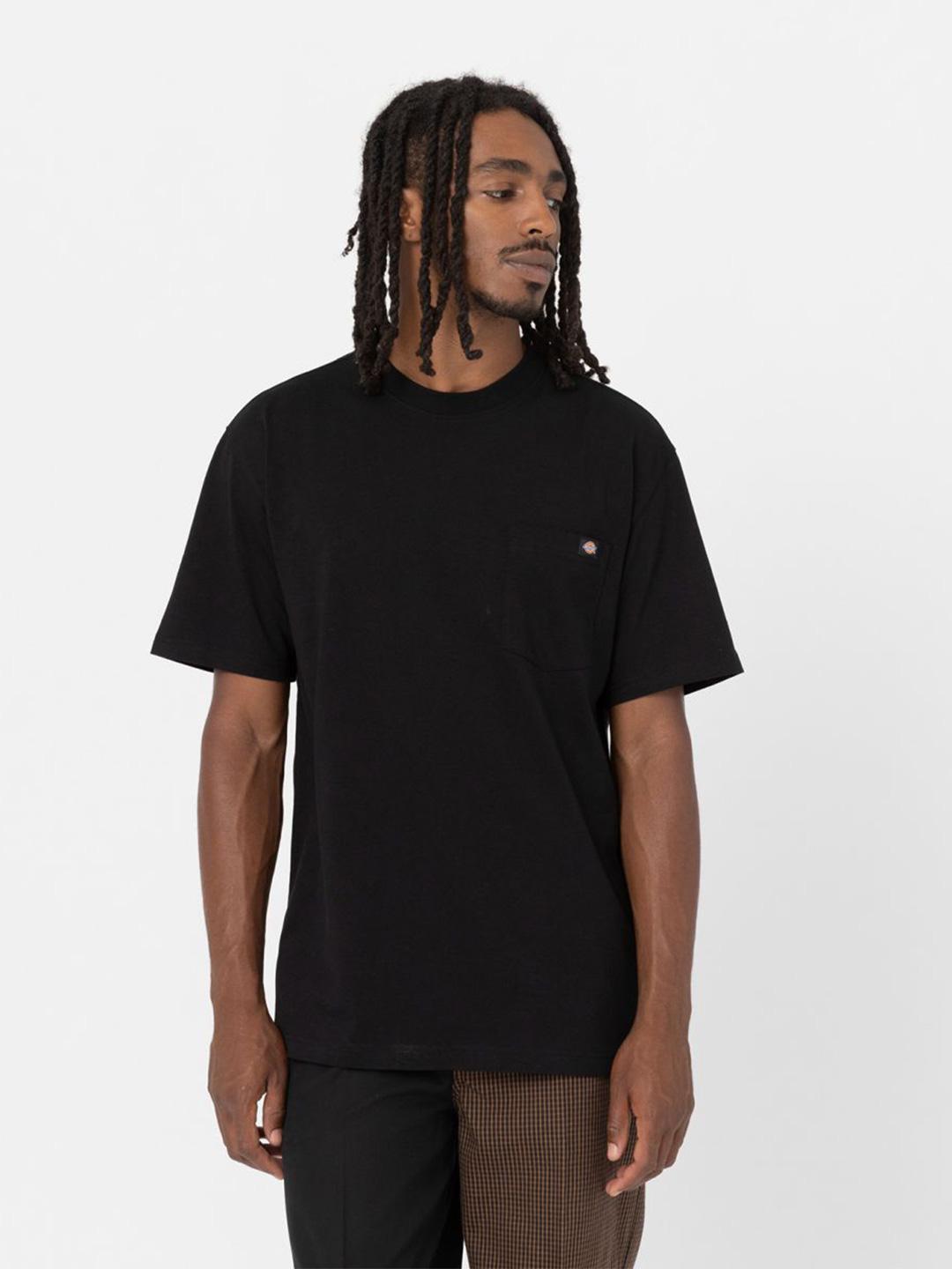 Dickies Luray t-shirt nero con taschino DK0A4YFCBLK1 NERO DICKIES 