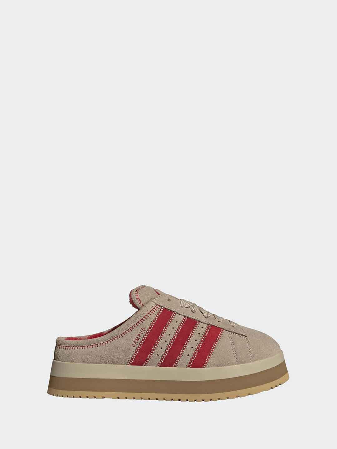 Adidas Campus 00 sabot beige con pelliccia IH1812 BEIGE ADIDAS 