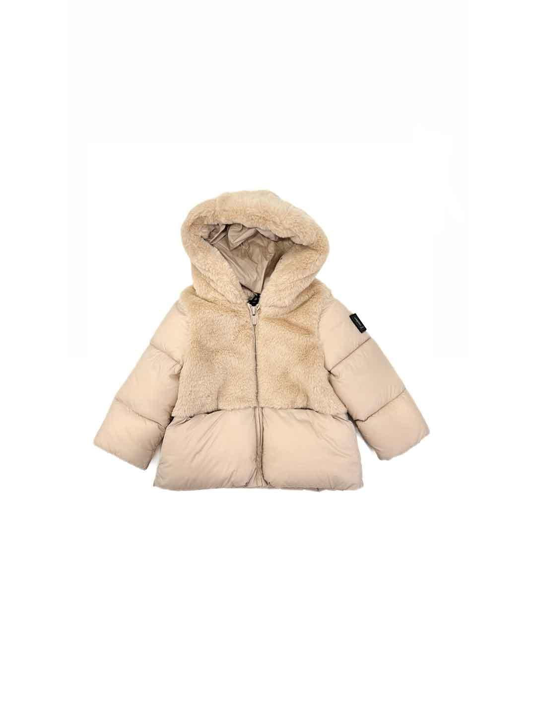 Refrigue piumino kids beige in pelliccia 2881O00013 BEIGE REFRIGUE 