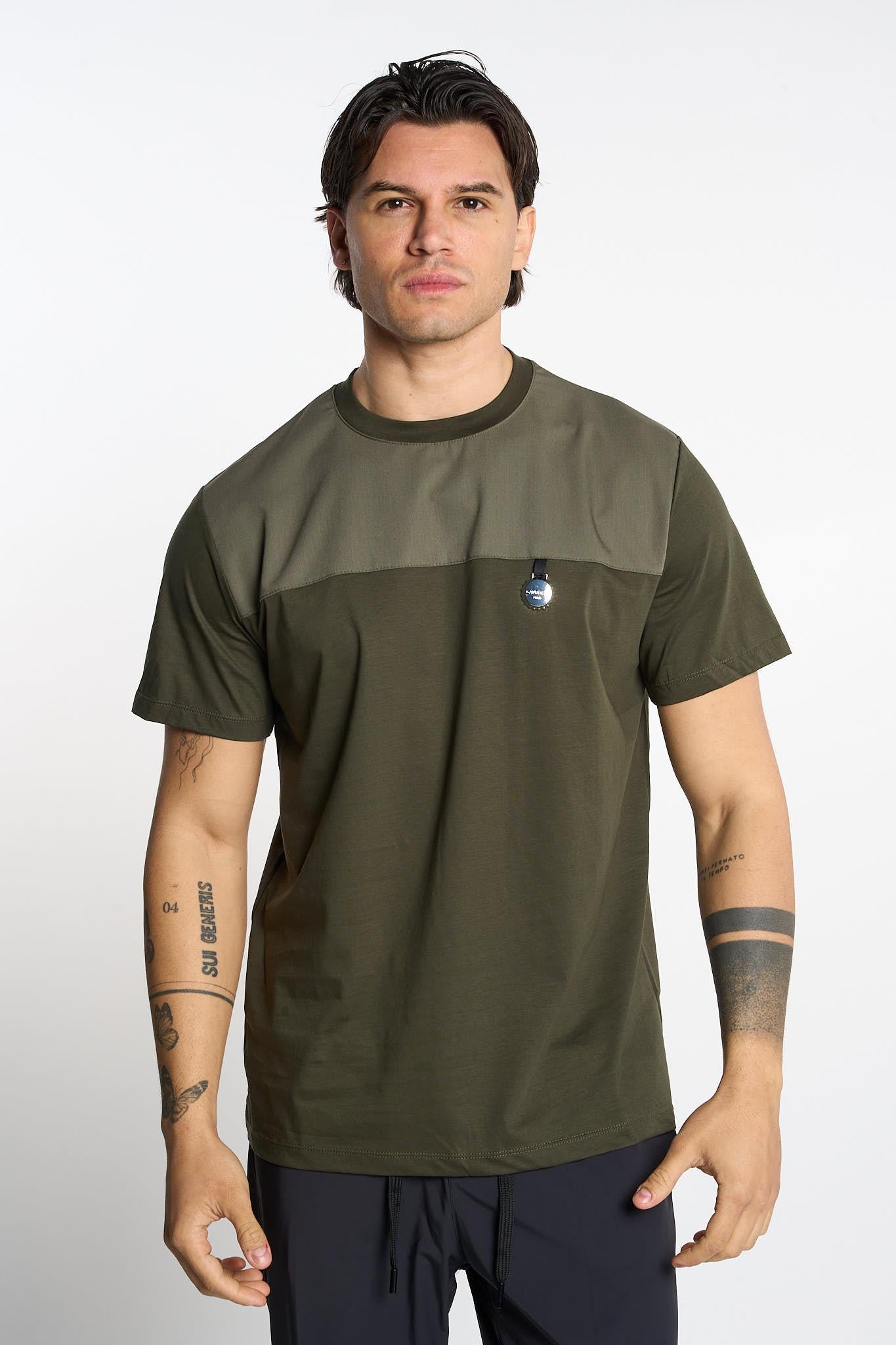 Gavroche t-shirt verde con tappo U2055 VERDE GAVROCHE 