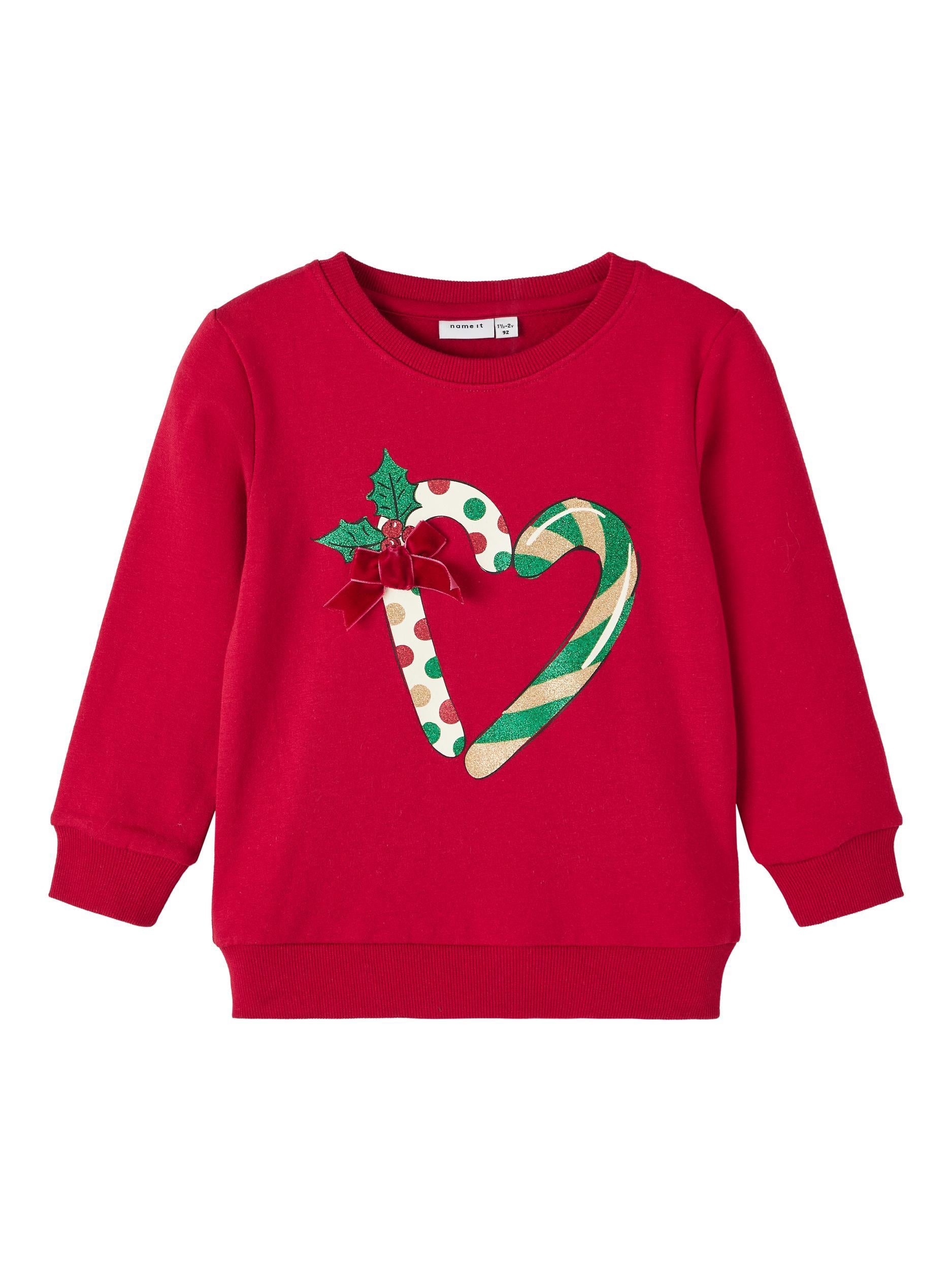 Name It felpa kids rosso con stampa 13222210 ROSSO NAME IT 