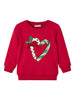Name It felpa kids rosso con stampa