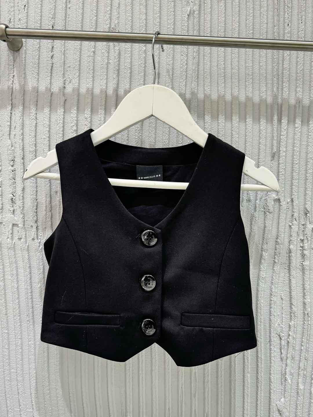 Marc Ellis gilet kids nero JMJWA02628 NERO MARC ELLIS 