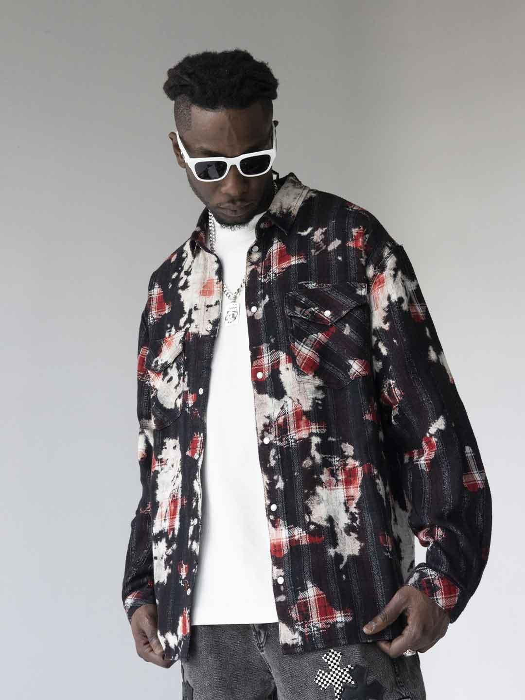 Black Island camicia a fantasia 17421 FANTASIA BLACK ISLAND 