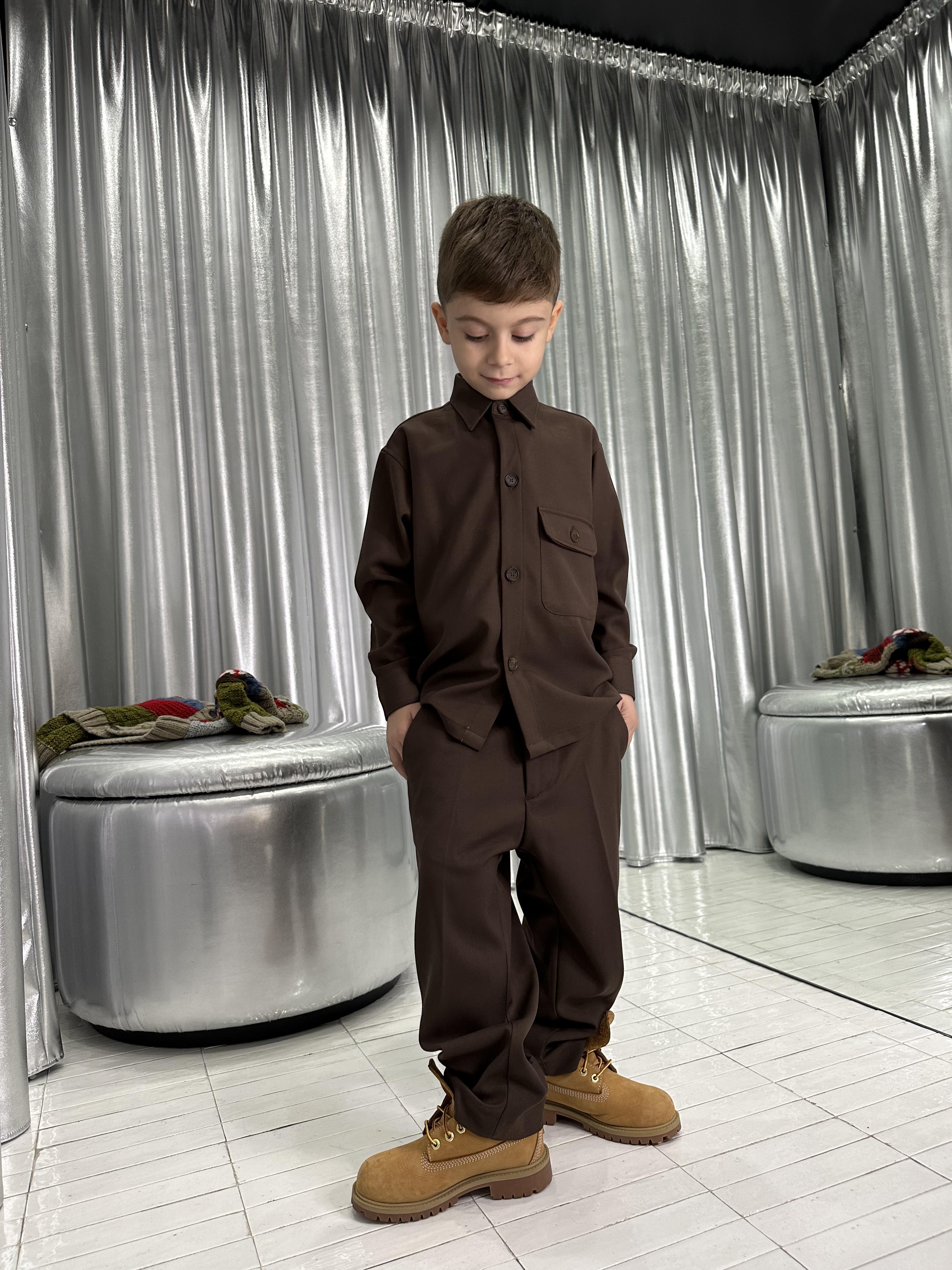 I'm Brian pantalone kids marrone PA3070J MARRONE I'M BRIAN 