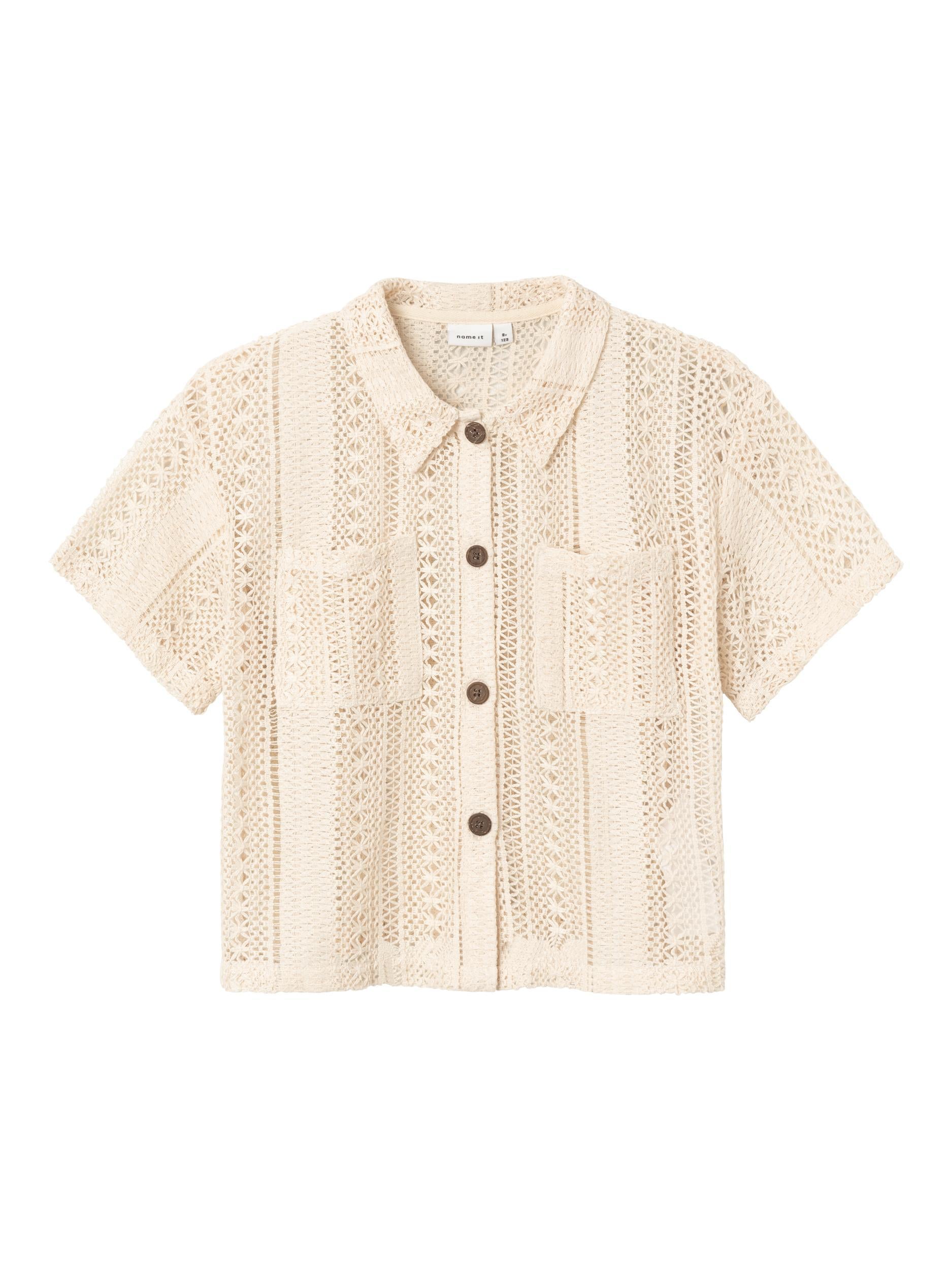 Name It camicia kids beige traforata 13230781 BEIGE NAME IT 