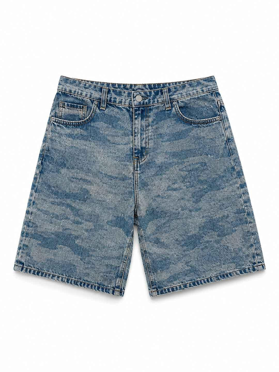 Present Day bermuda in jeans camouflage PRS171 JEANS PRESENT DAY 