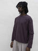 Present Day t-shirt bordeaux manica lunga