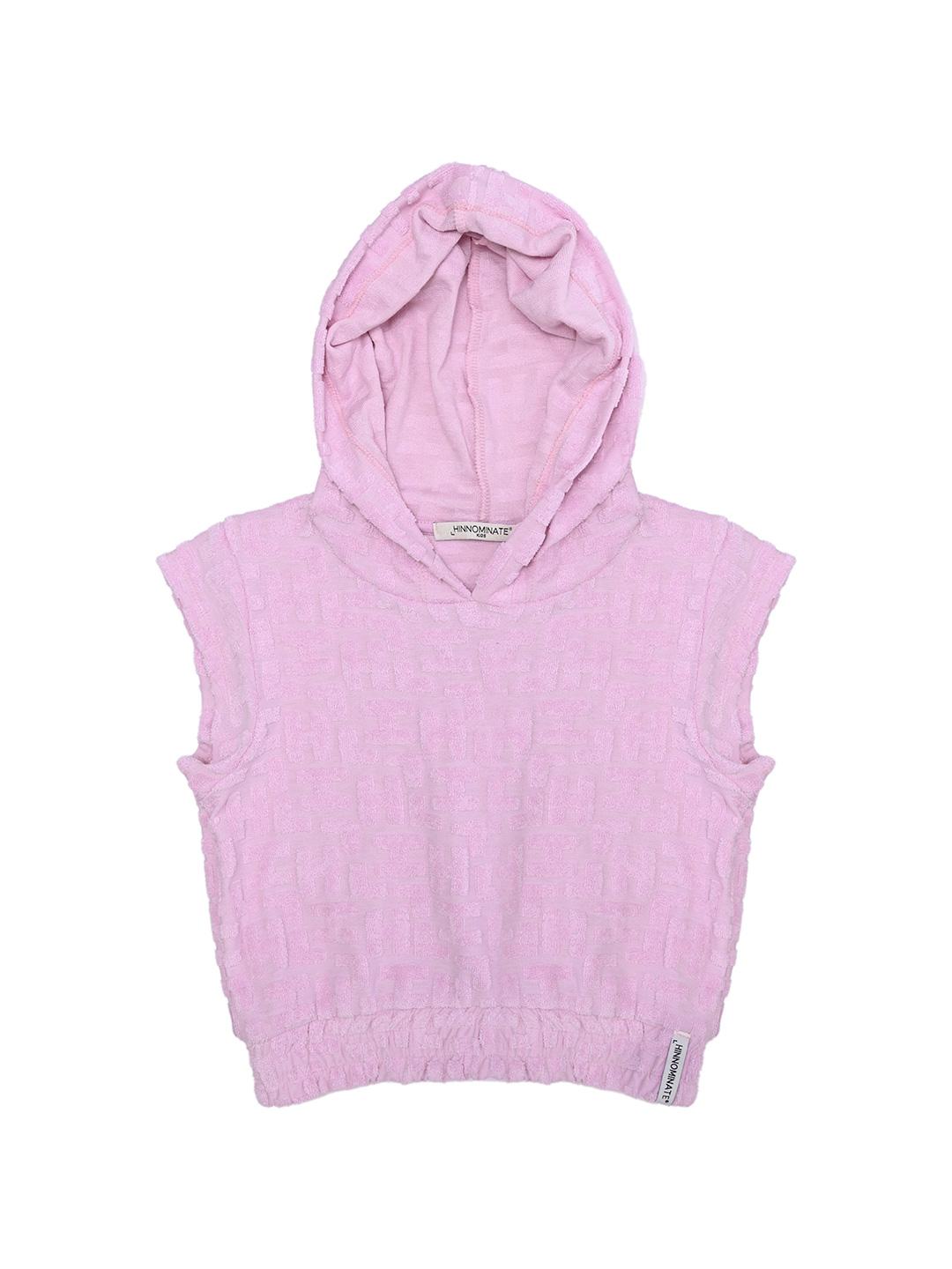 Hinnominate t-shirt kids rosa con cappuccio 3646FY00073 ROSA HINNOMINATE 