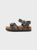 Name It sandali kids nero glitterato in oro