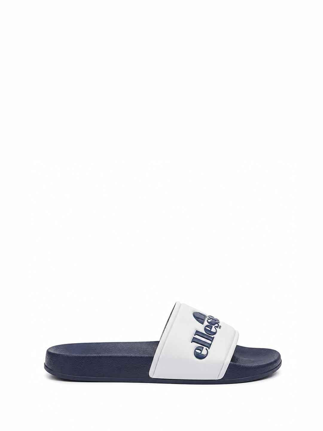 Ellesse ciabatta blu e bianco con logo blu ADELAIDE022B BLU ELLESSE 