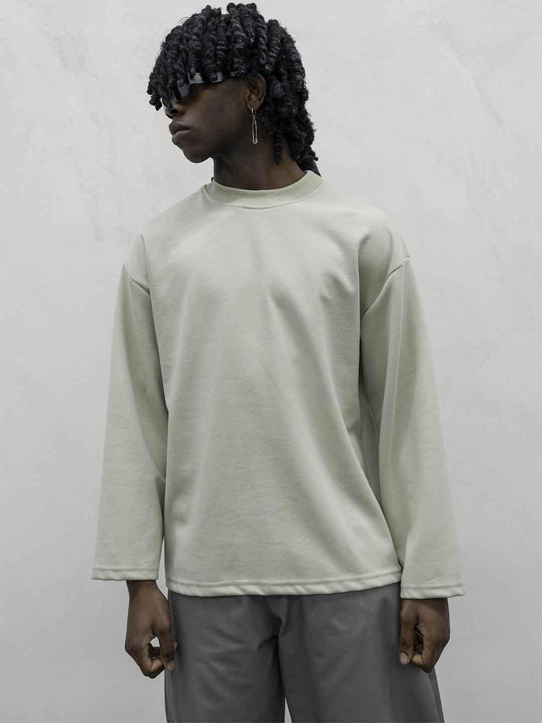 Present Day Long t-shirt beige manica lunga PRS061 BEIGE PRESENT DAY 