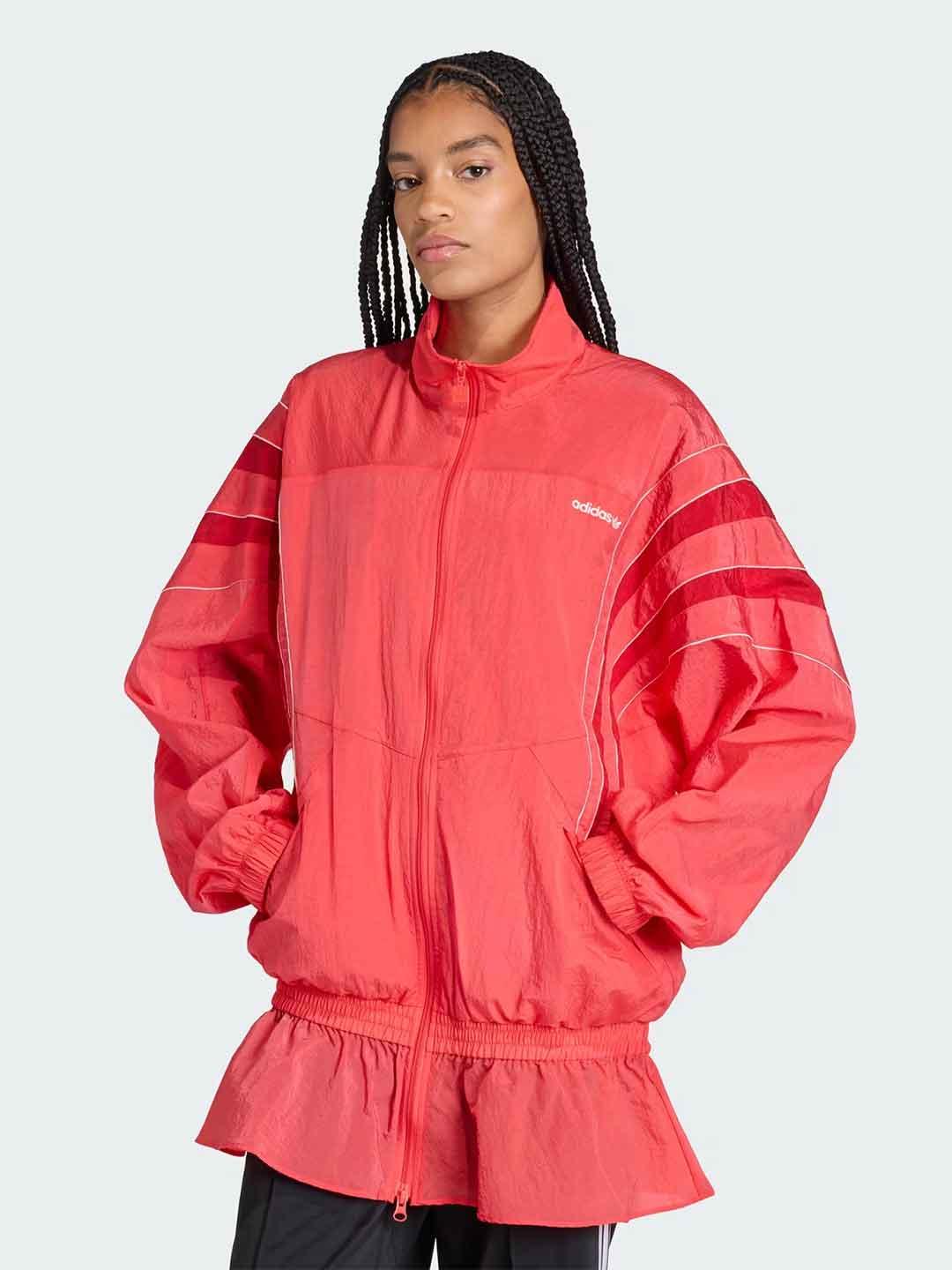 Adidas Santiago felpa rosso over KD2975 ROSSO ADIDAS 