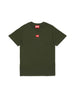 Diesel Tx Diego t-shirt kids verde con patch