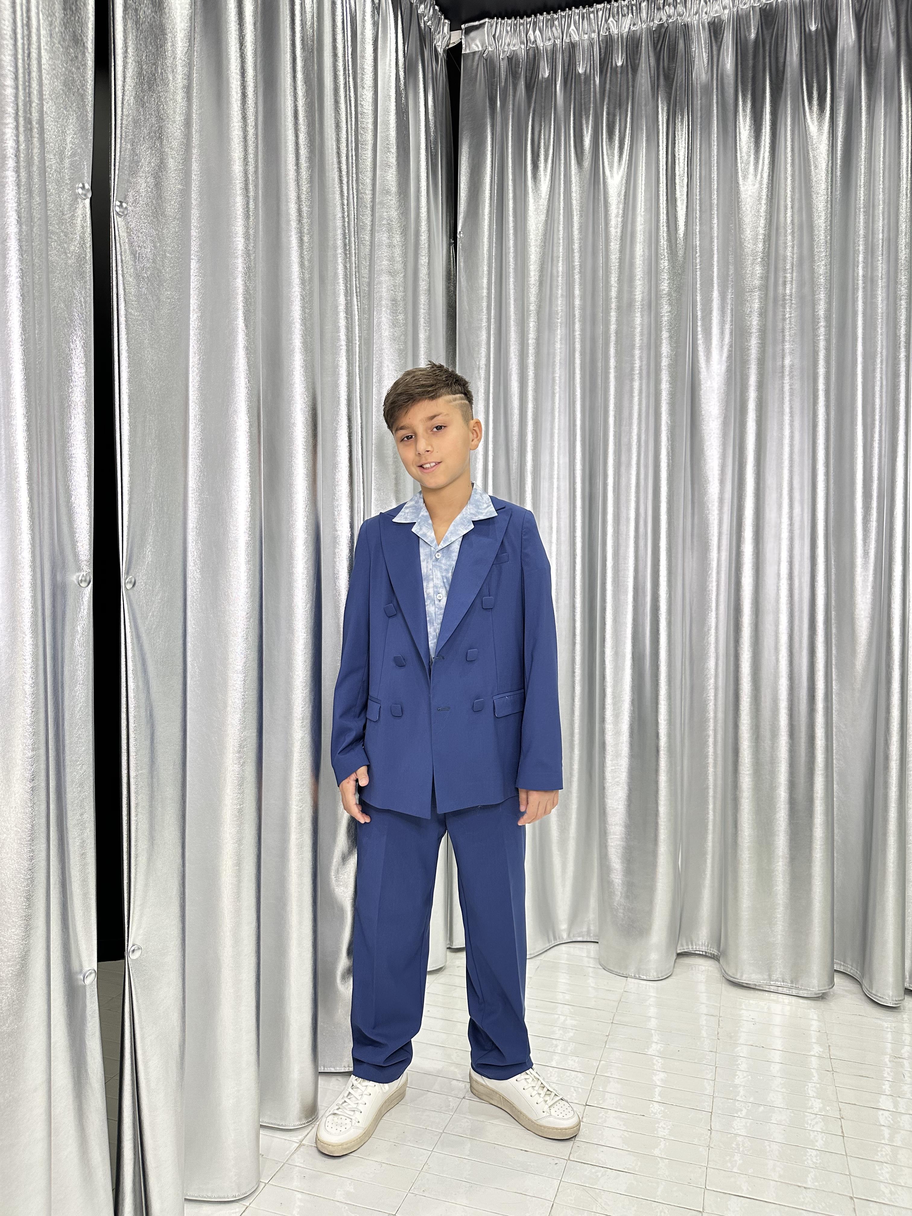 I'm Brian giacca kids blu GIA2823J BLU I'M BRIAN 