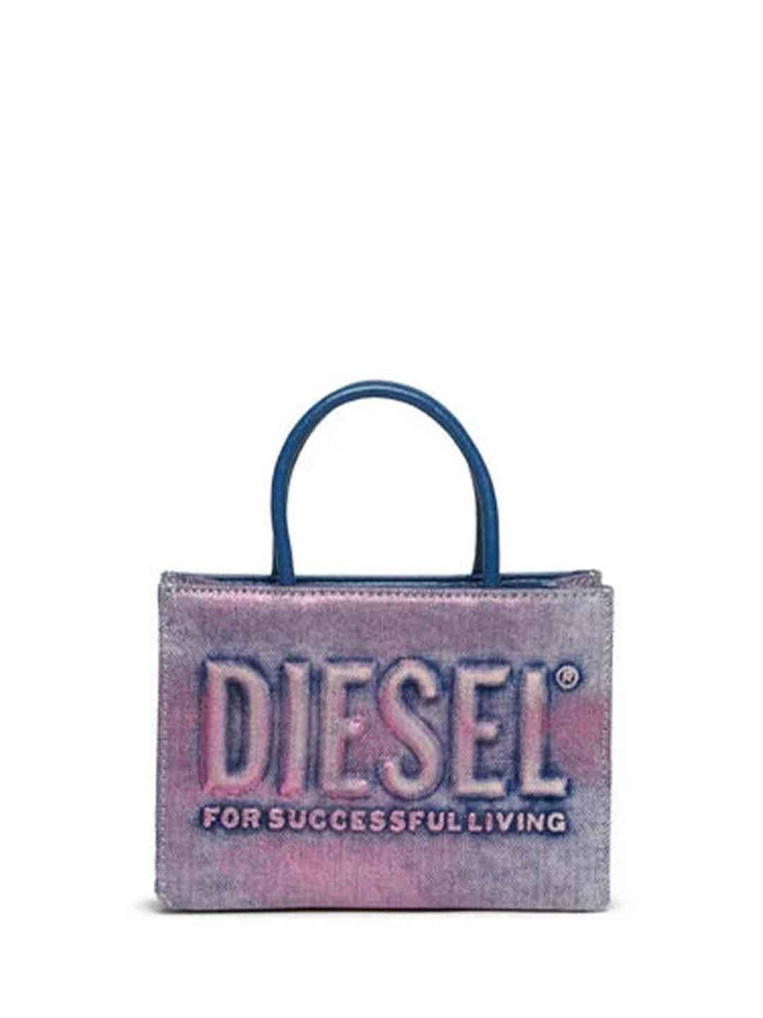 Diesel 3D Mini Bag borsa fucsia in jeans J0259 PS288 FUCSIA DIESEL 
