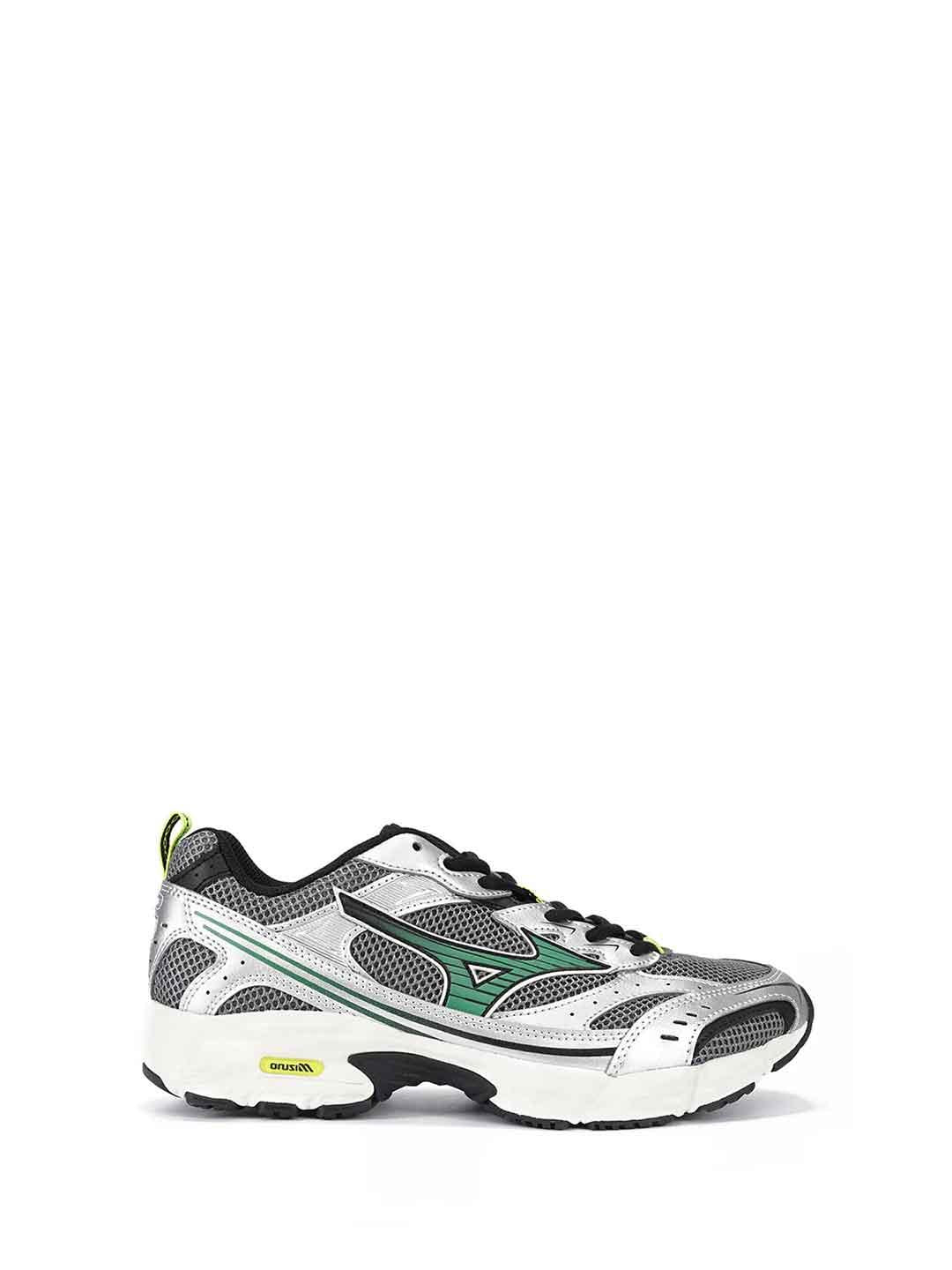 Mizuno MXR sneakers argento con logo verde D1GA245120 ARGENTO MIZUNO 