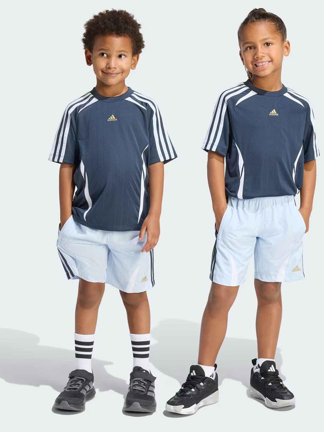 Adidas Teamgeist coordinato kids blu 3-8 anni KD5785 BLU ADIDAS 