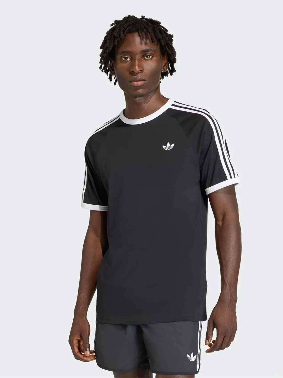 Adidas 3 stripes t-shirt nero KE3538 NERO ADIDAS 