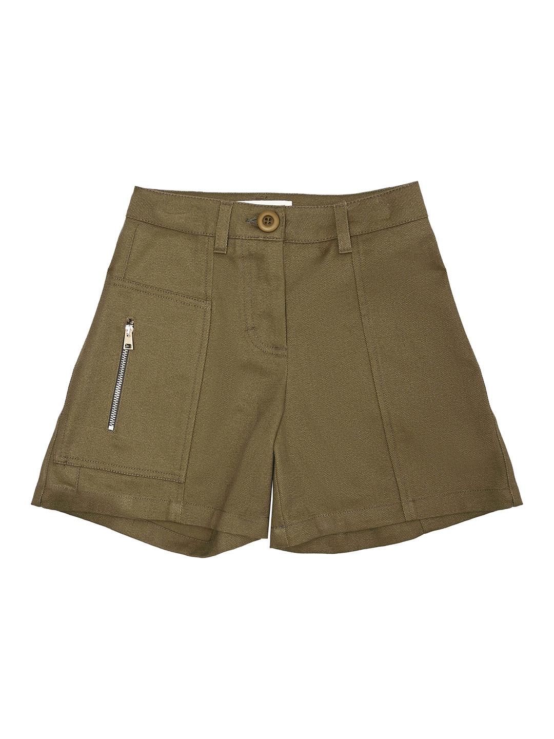 Vicolo shorts kids verde con zip 3142S00042 VERDE VICOLO 