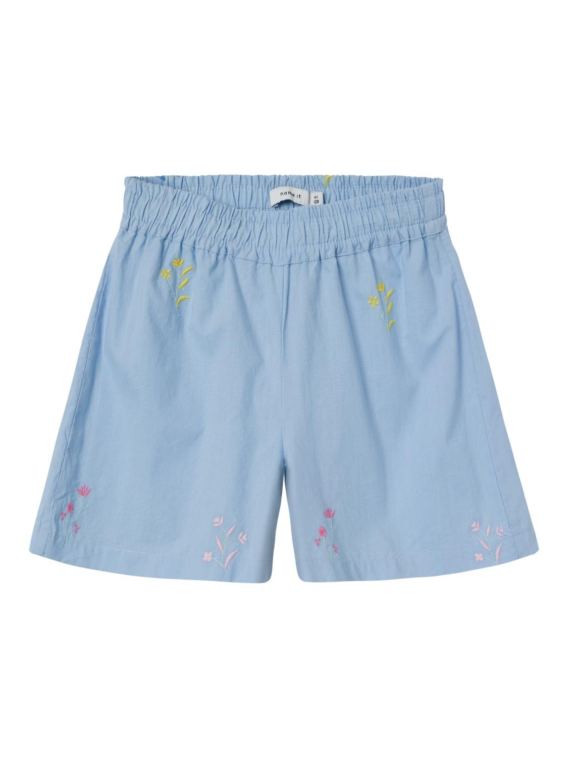 Name It shorts kids celeste con ricamo fiori 13227430 CELESTE NAME IT 