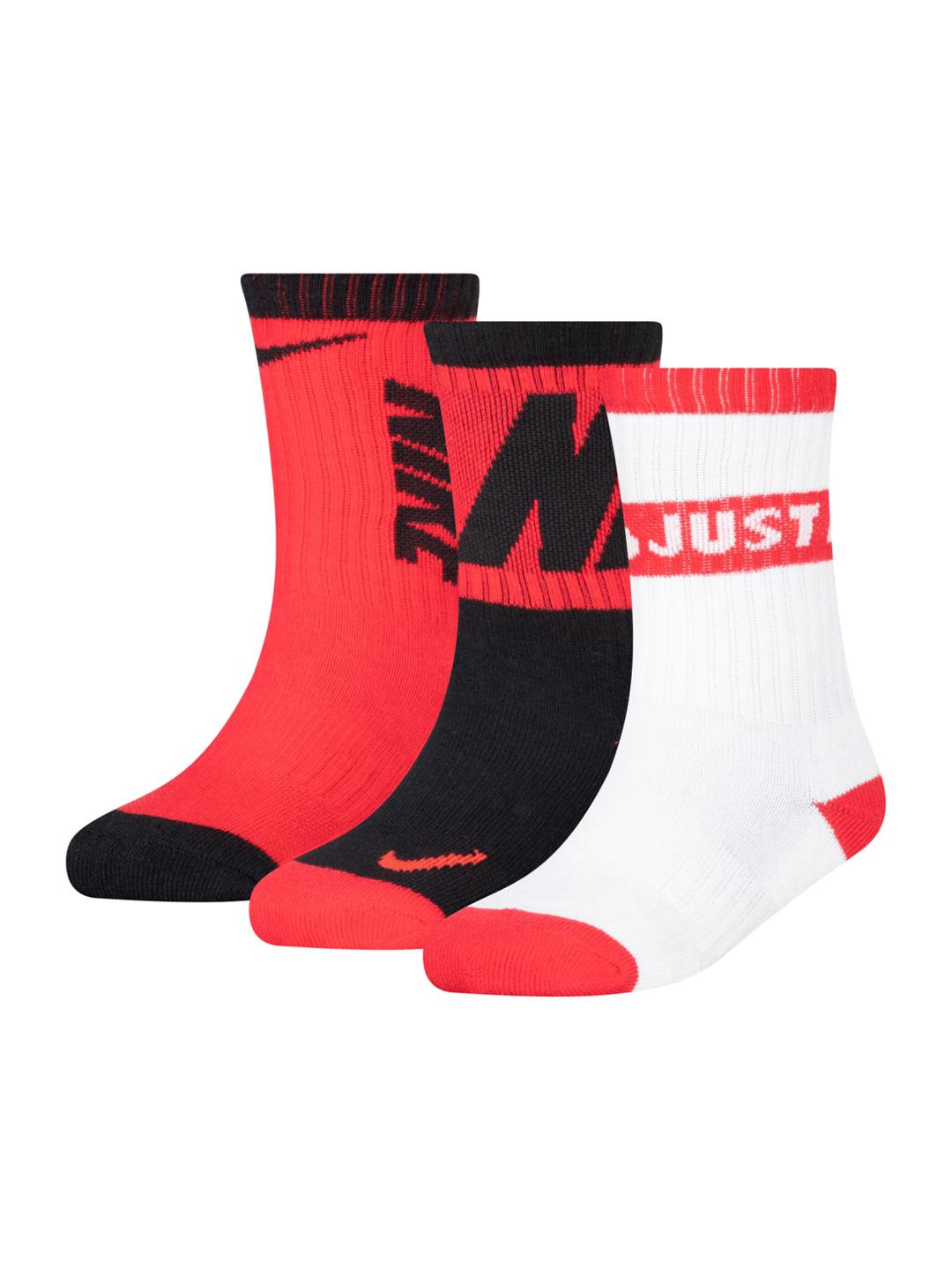 Nike calzini kids rosso set da 3 paia BN0679-U10 ROSSO NIKE 