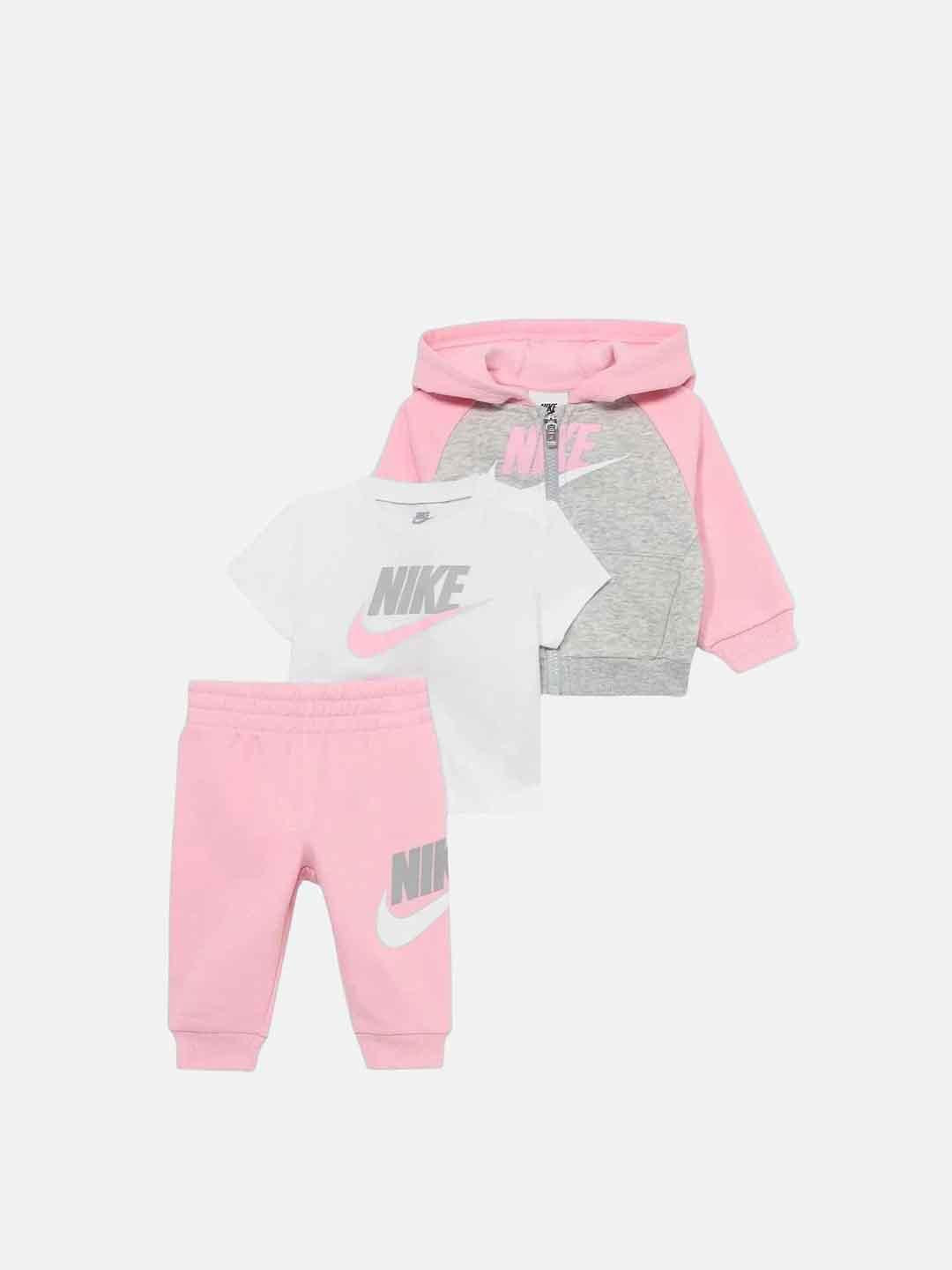 Nike coordinato kids grigio set da 3 36N341-A0W GRIGIO NIKE 