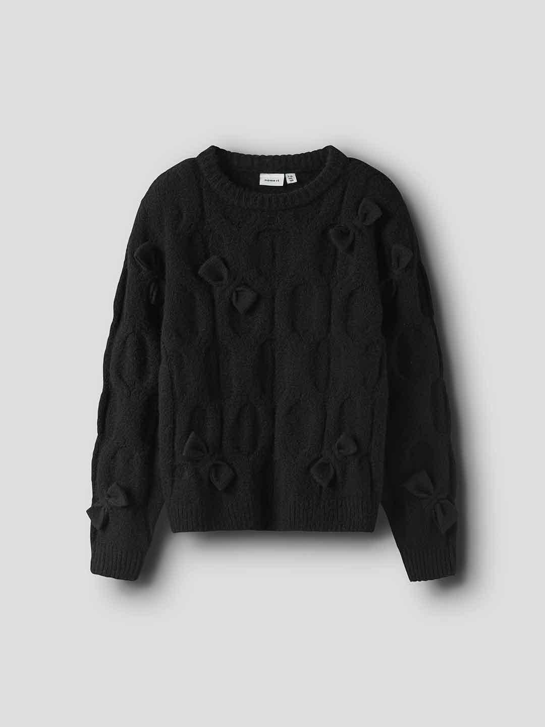 Name It maglione kids nero con fiocchi 13247503 NERO NAME IT 