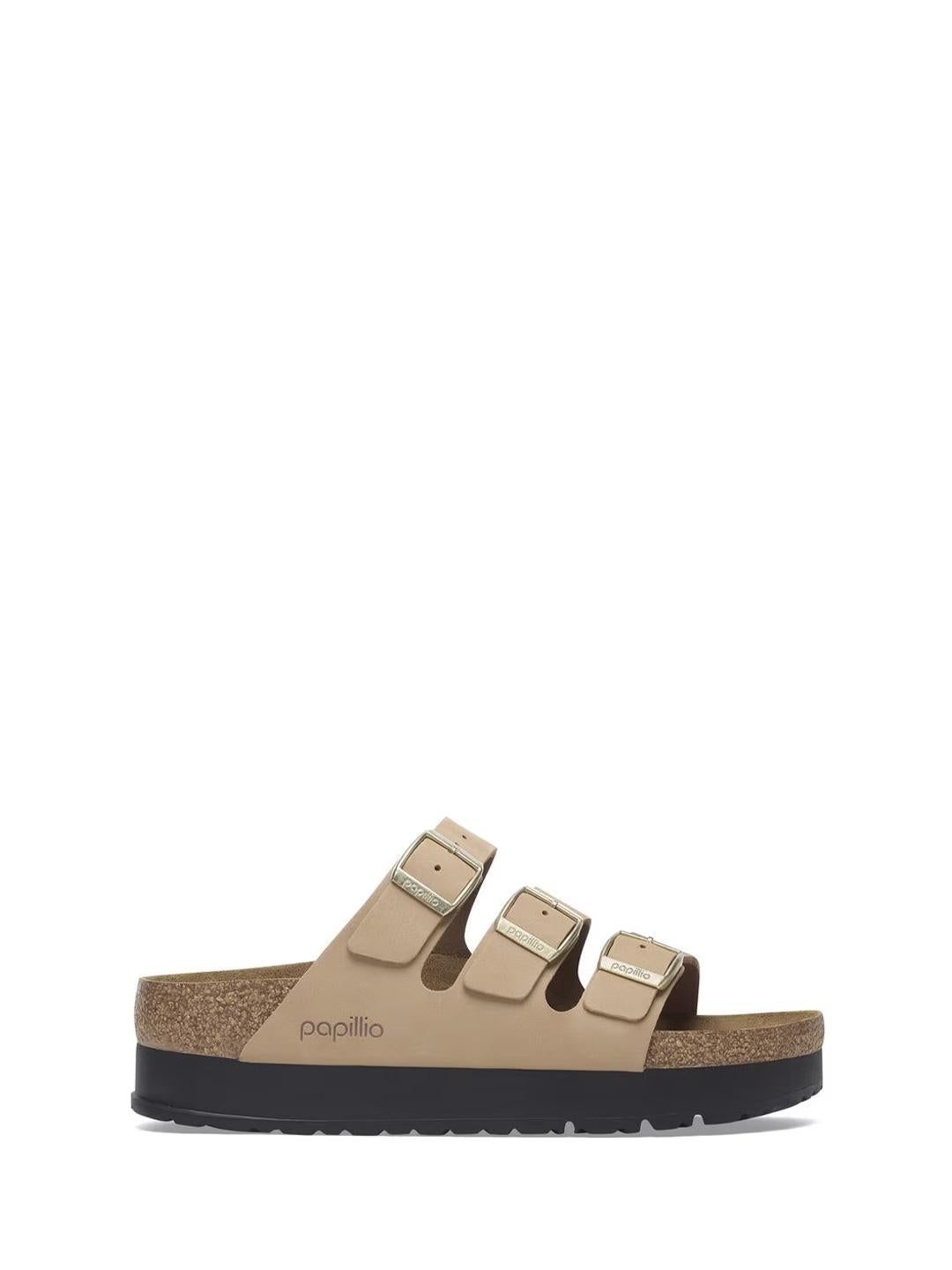 Birkenstock Florida Flex sandali beige platform 1029760 BEIGE BIRKENSTOCK 