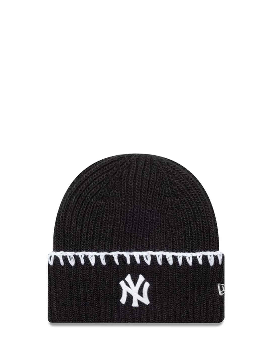 New Era cappello nero NY con logo bianco 60691290 NERO NEW ERA 