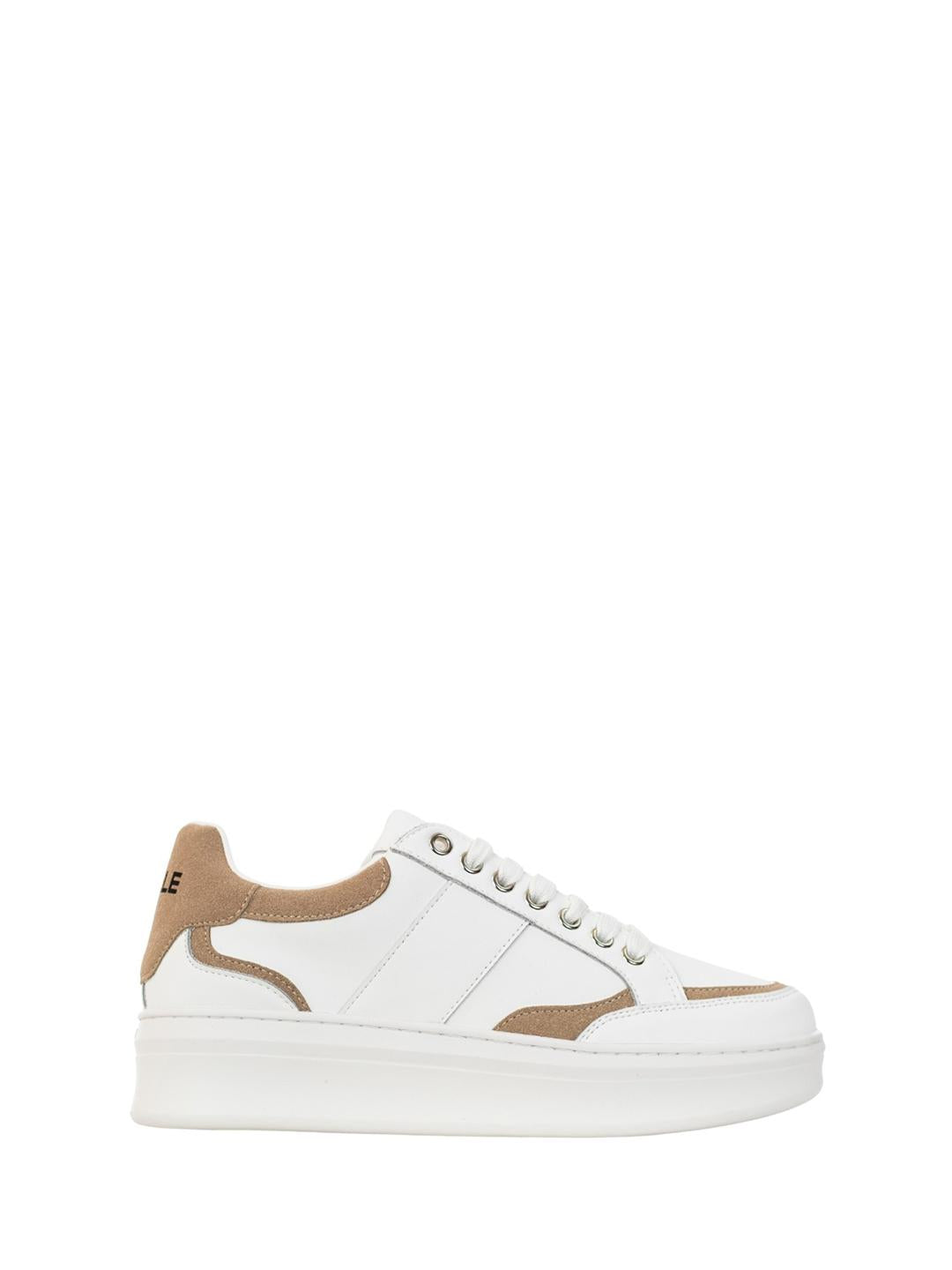 Gaelle sneakers beige e bianco GACAM00013B BEIGE GAELLE 