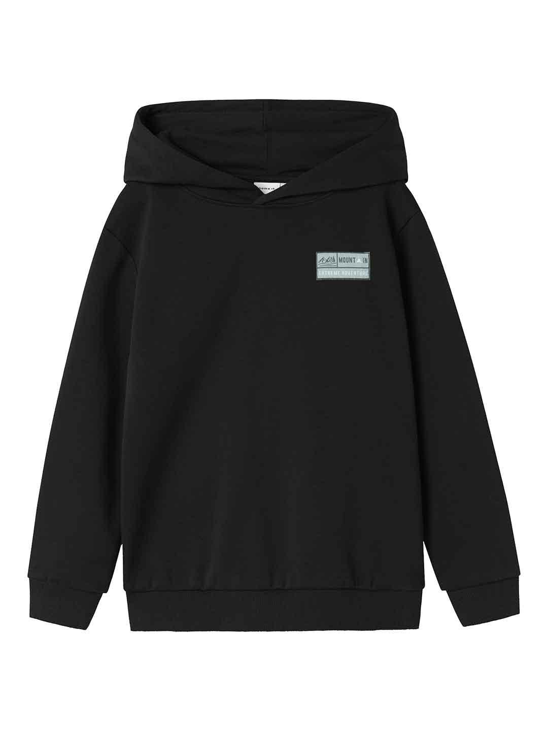 Name It felpa kids nero con cappuccio 13246276 NERO NAME IT 