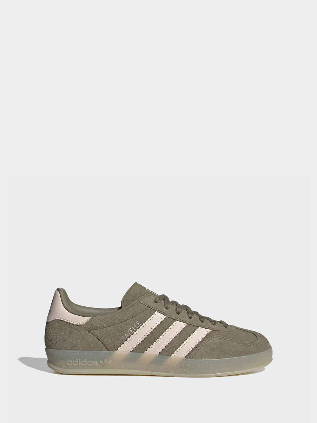 Adidas Gazelle Indoor sneakers verde e rosa IH9641 VERDE ADIDAS 