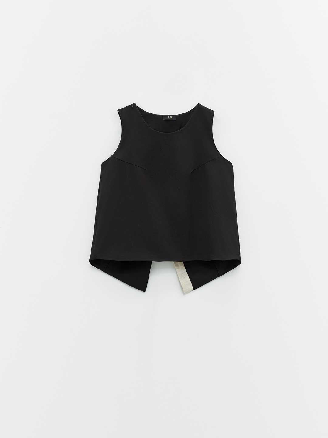 Eleh maglia nero giromanica 0258 NERO ELEH 