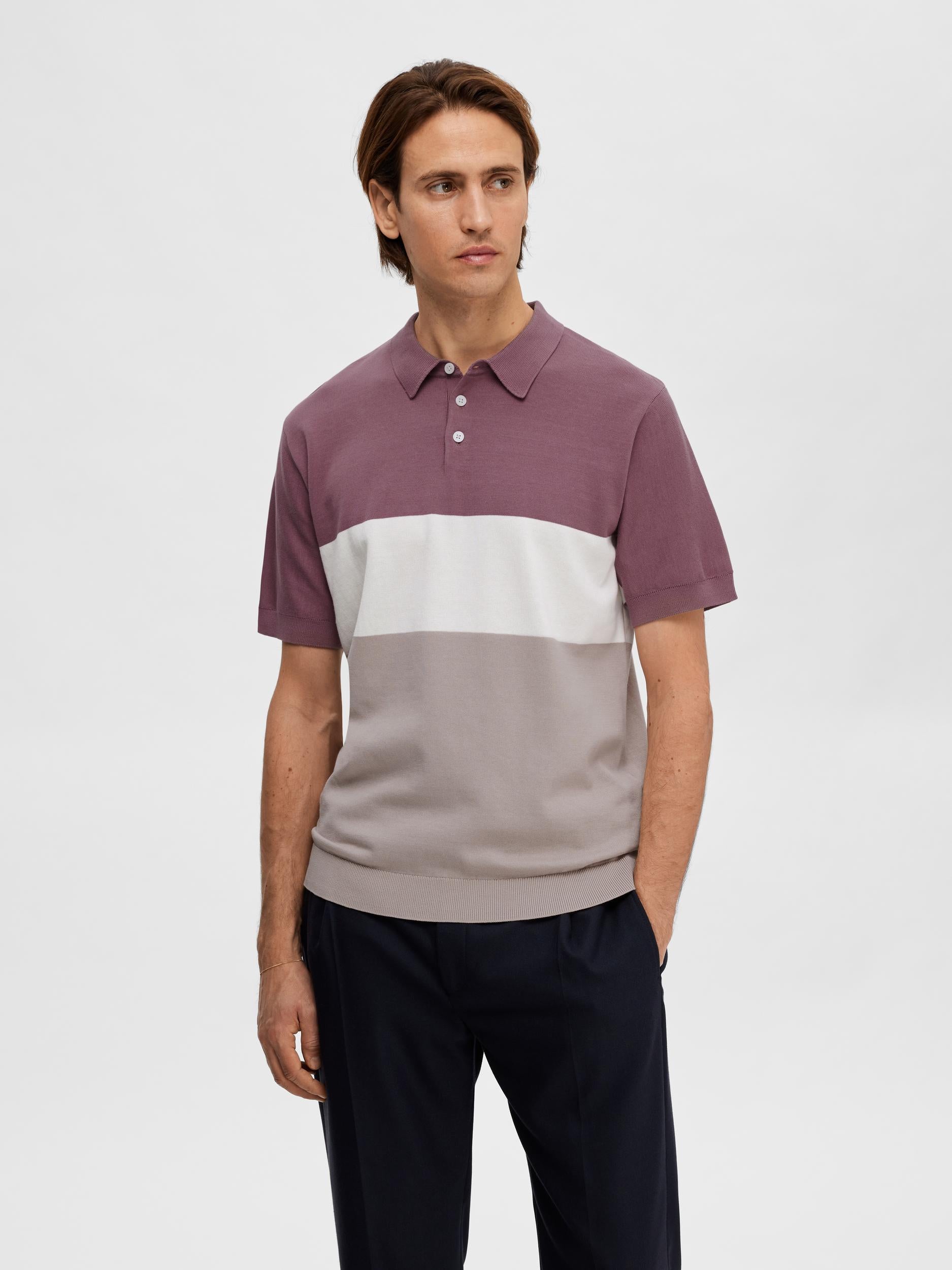 Selected polo wistful mauvre 16088615 AMARANTO SELECTED 