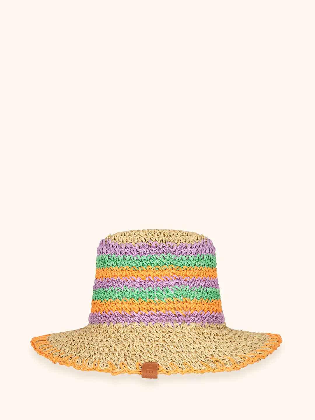 Me Fui cappello arancio a righe MA26-SW0210BG ARANCIO ME FUI 