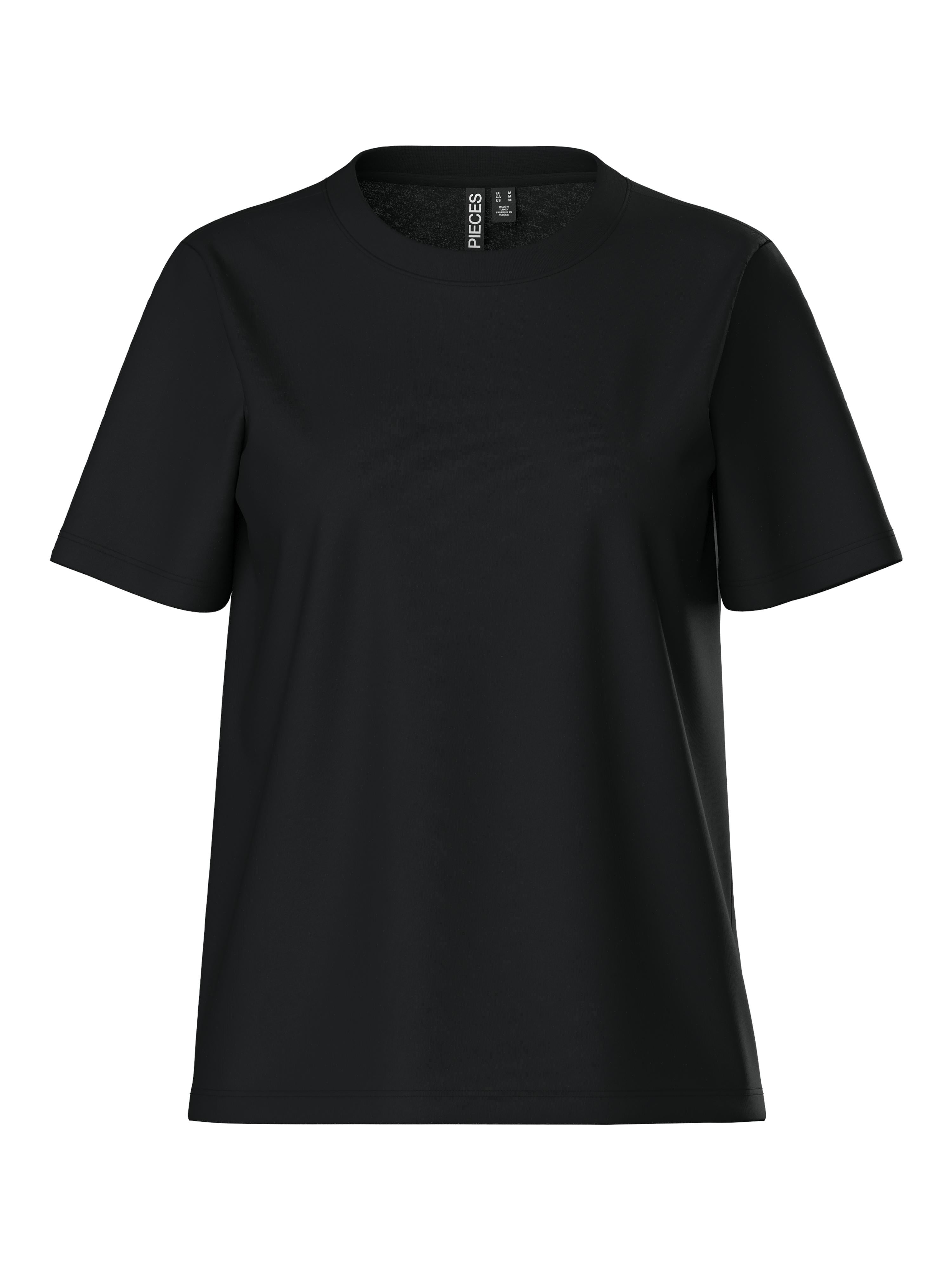 Pieces t-shirt nero basic 17140802 NERO PIECES 