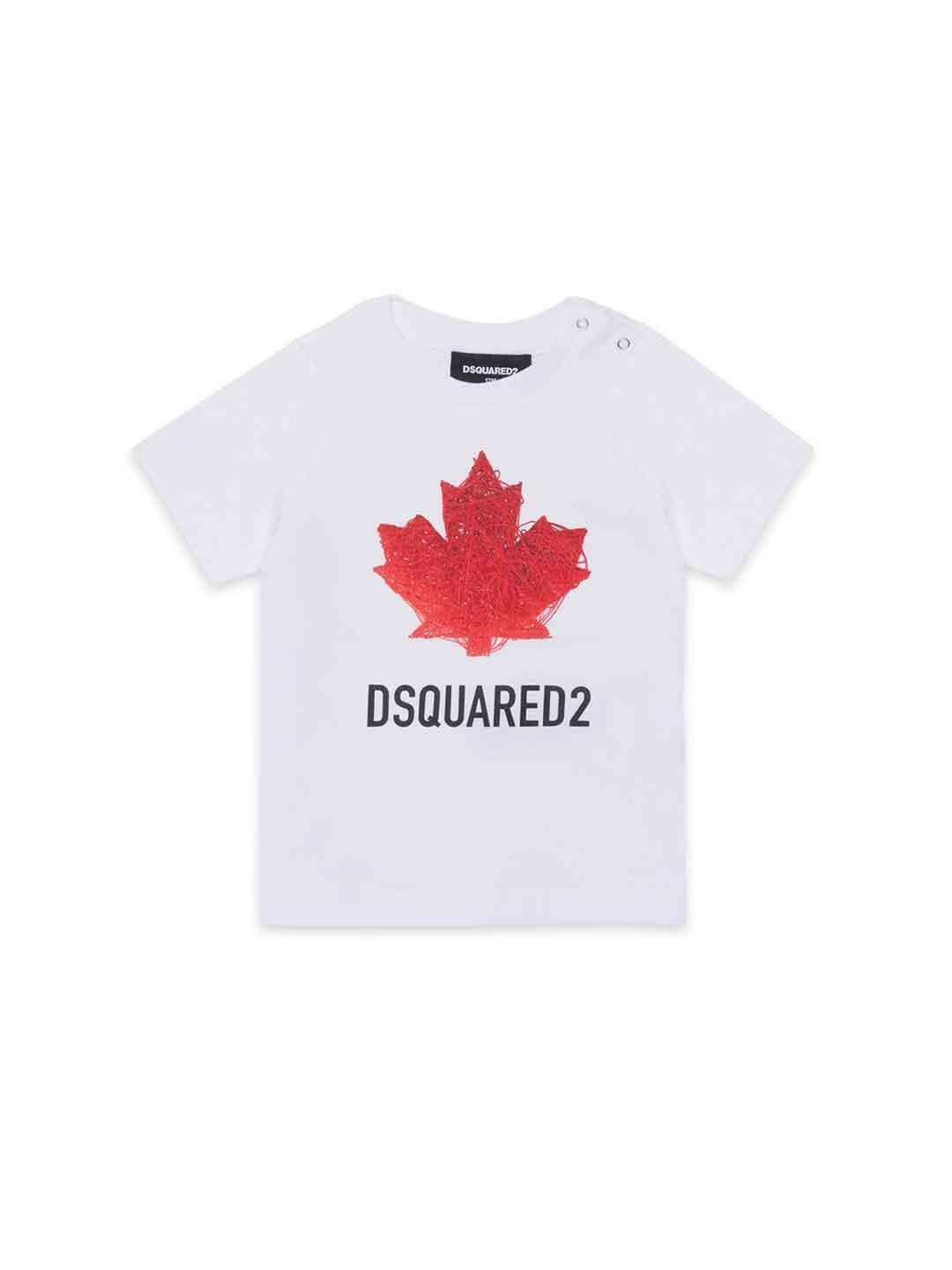 Dsquared 2 t-shirt kids bianco - €80.00