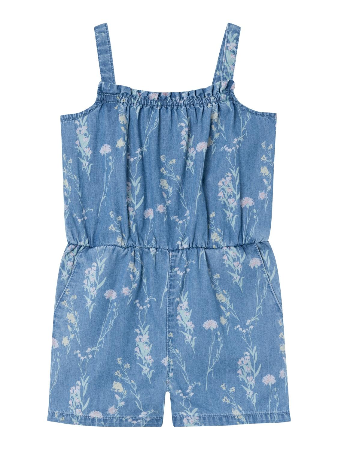 Name It tutina kids di jeans con stampa fiori 13229402 JEANS NAME IT 