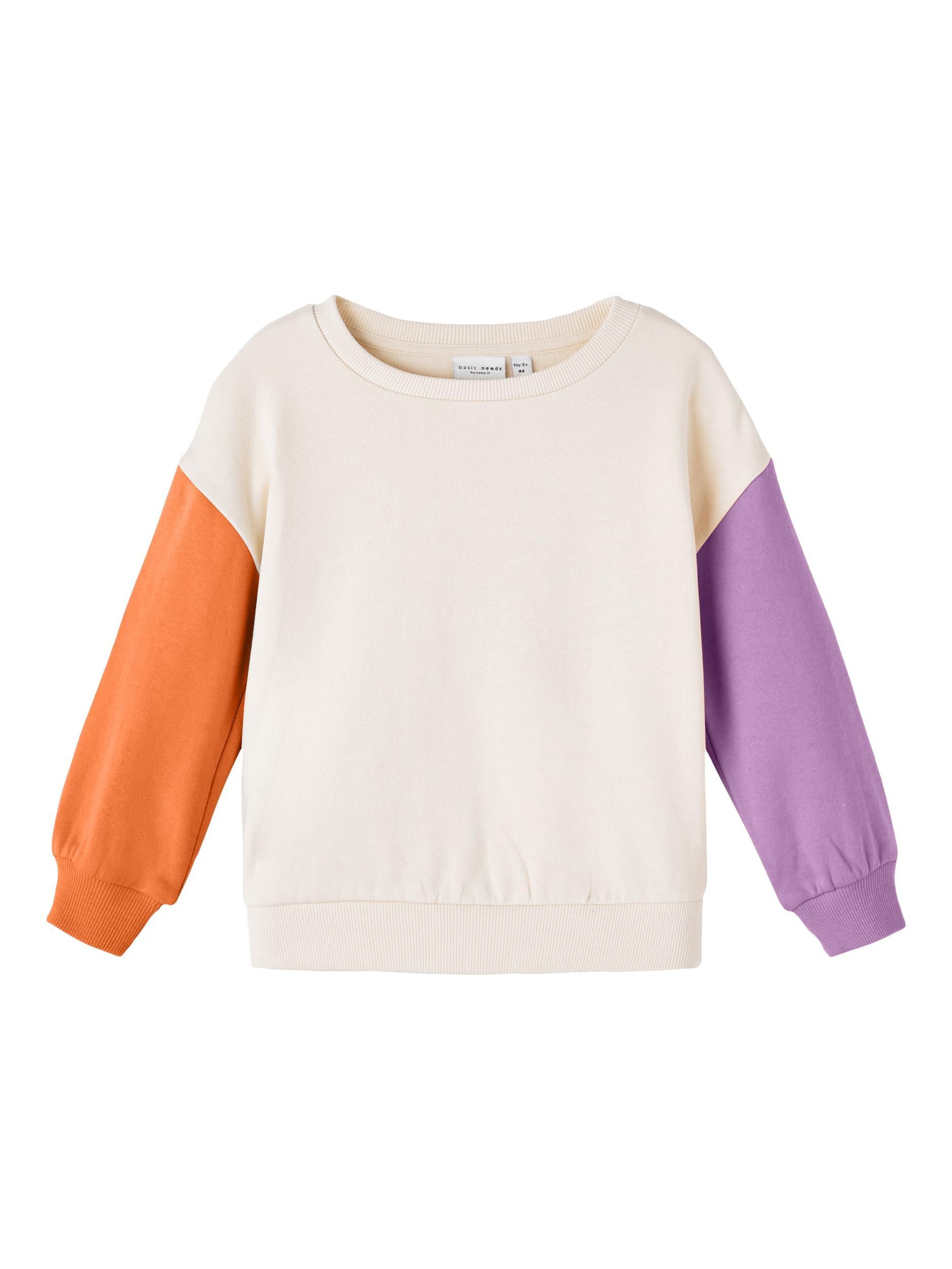 Name It felpa kids panna color block 13218926 PANNA NAME IT 