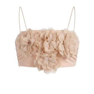 Pype top kids cipria con fiori 4-14 anni TOP FLOWERS CIPRIA PYPE 
