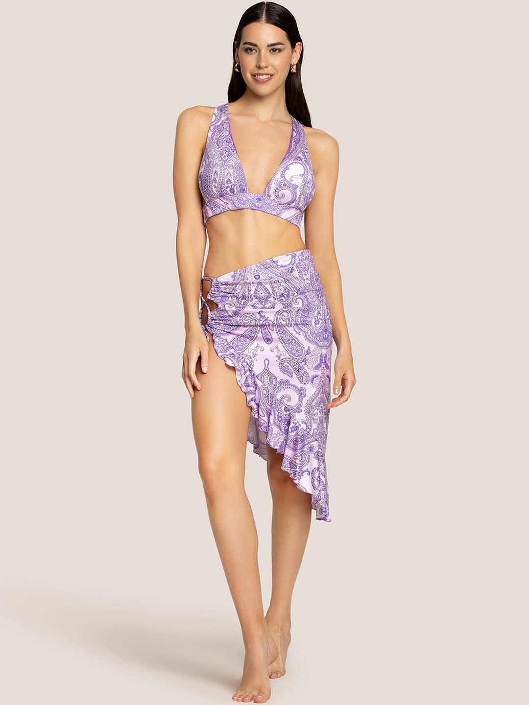 4Giveness Cote D'Azur Style gonna lilla a bandana 4979 LILLA 4GIVENESS 