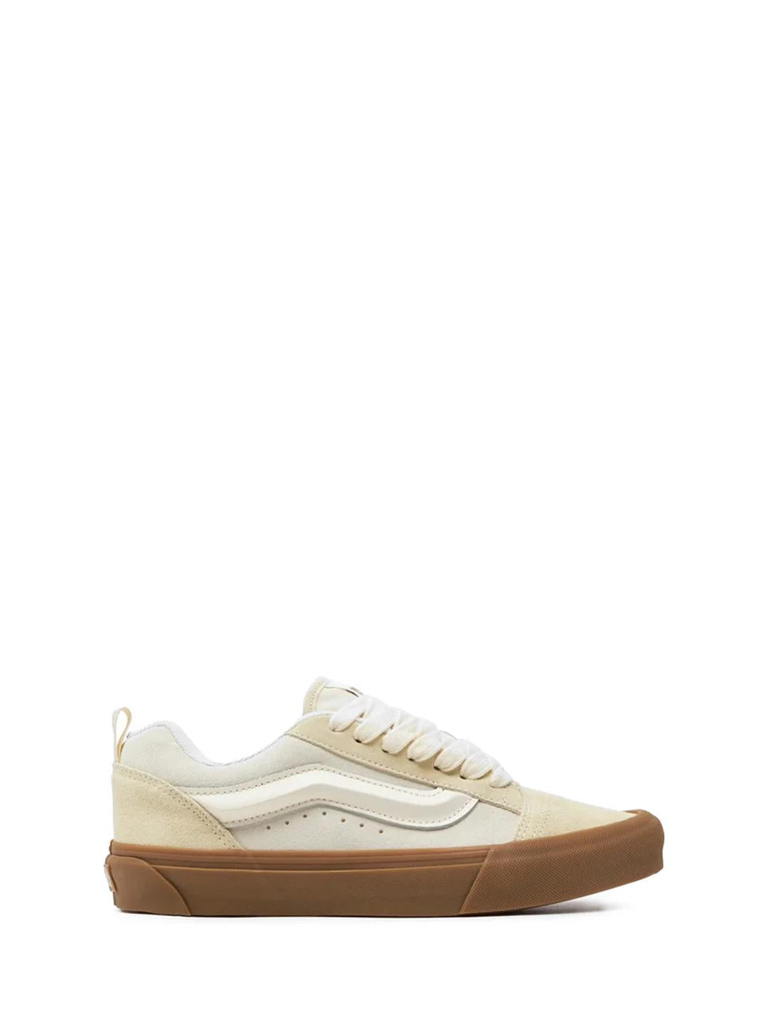 Vans Knu Skool sneakers panna e bianco VN0009QCDBS1 PANNA VANS 