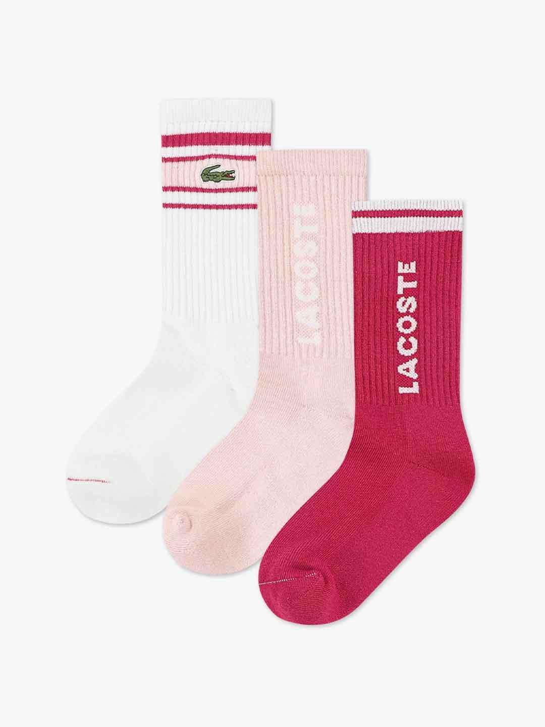 Lacoste calzini kids multicolor  set da 3 paia B46503 AL5 MULTICOLOR LACOSTE 